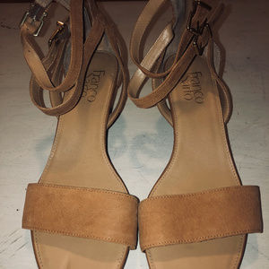 NWOT Franco Sarto Wedge Sandals